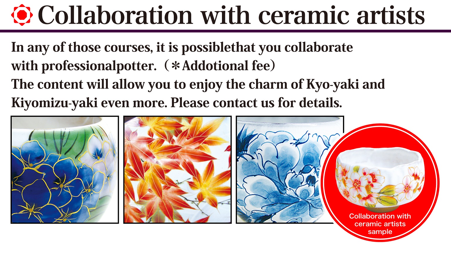 Collaboration with ceramic artists